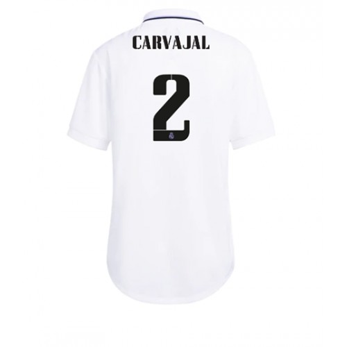 Fotbalové Dres Real Madrid Daniel Carvajal #2 Dámské Domácí 2022-23 Krátký Rukáv